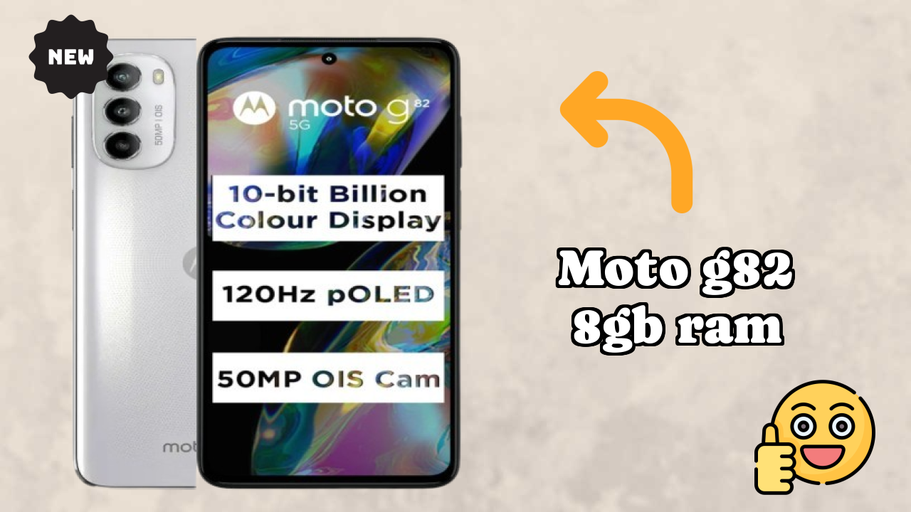 Moto G82 8GB RAM डिस्प्ले साइज़: 6.6 Inches (16.76 Cm) स्क्रीन क्वॉलिटी