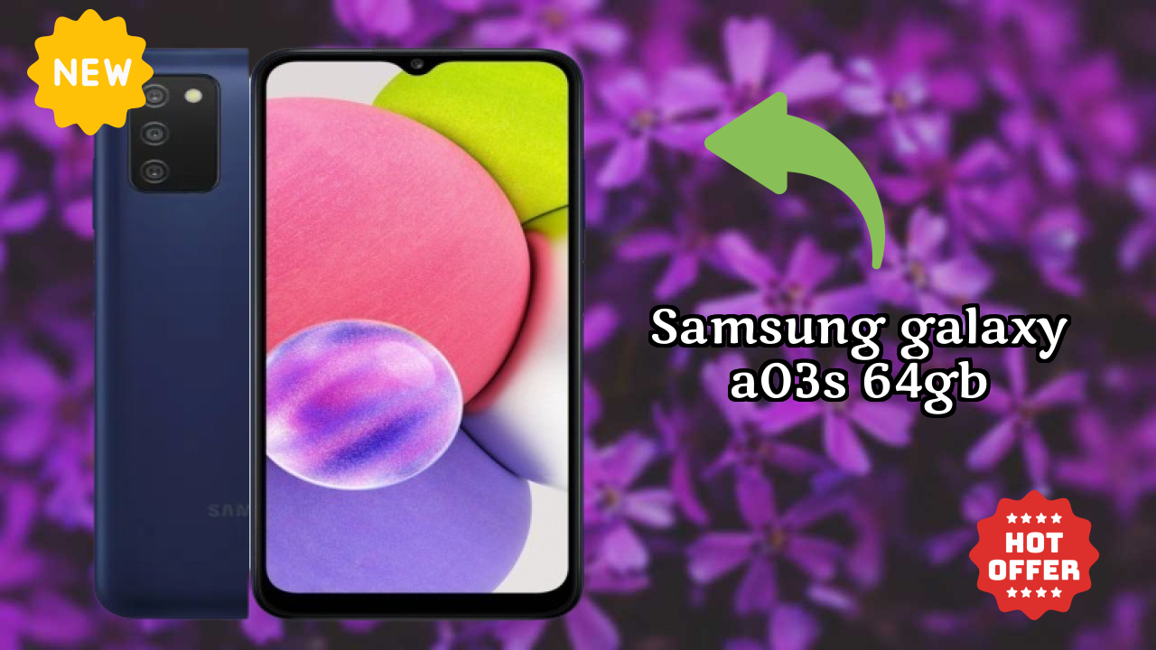 Samsung Galaxy A03s 64GB डिस्प्ले  डिस्कसन: 6.5 Inches (16.51 Cm) स्क्रीन