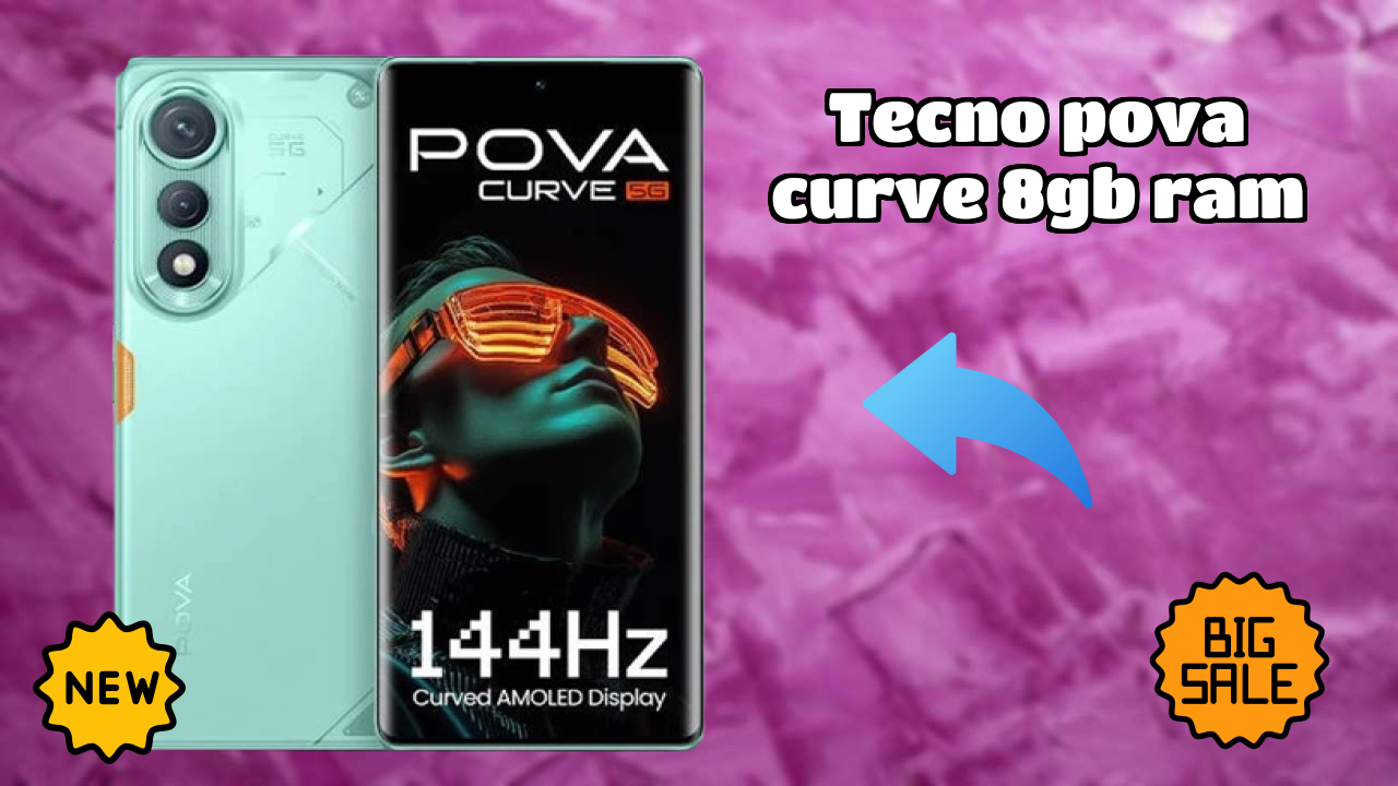 Tecno Pova Curve 8GB RAM डिस्प्ले  डिस्कसन: 6.78 Inches (17.22 Cm) स्क्रीन